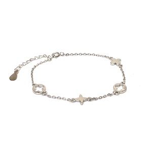 CLEARANCE 🌺925 Sterling Silver Rhodium Plated Bracelet